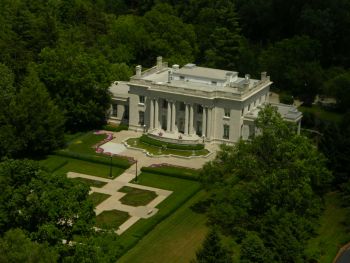Kentucky Governor's Mansion aerial view