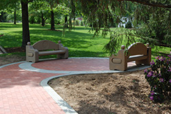 Benches installed at Capitol Monument Park