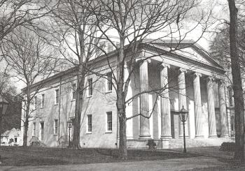 black and white image of Kentucky's Old State Capitol